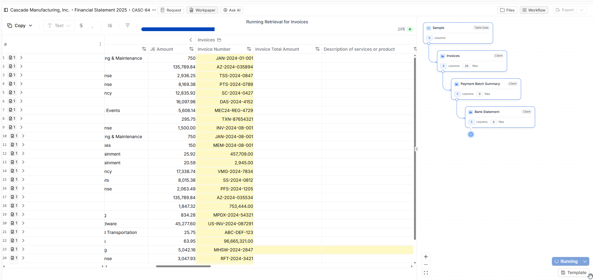 AI automated processing